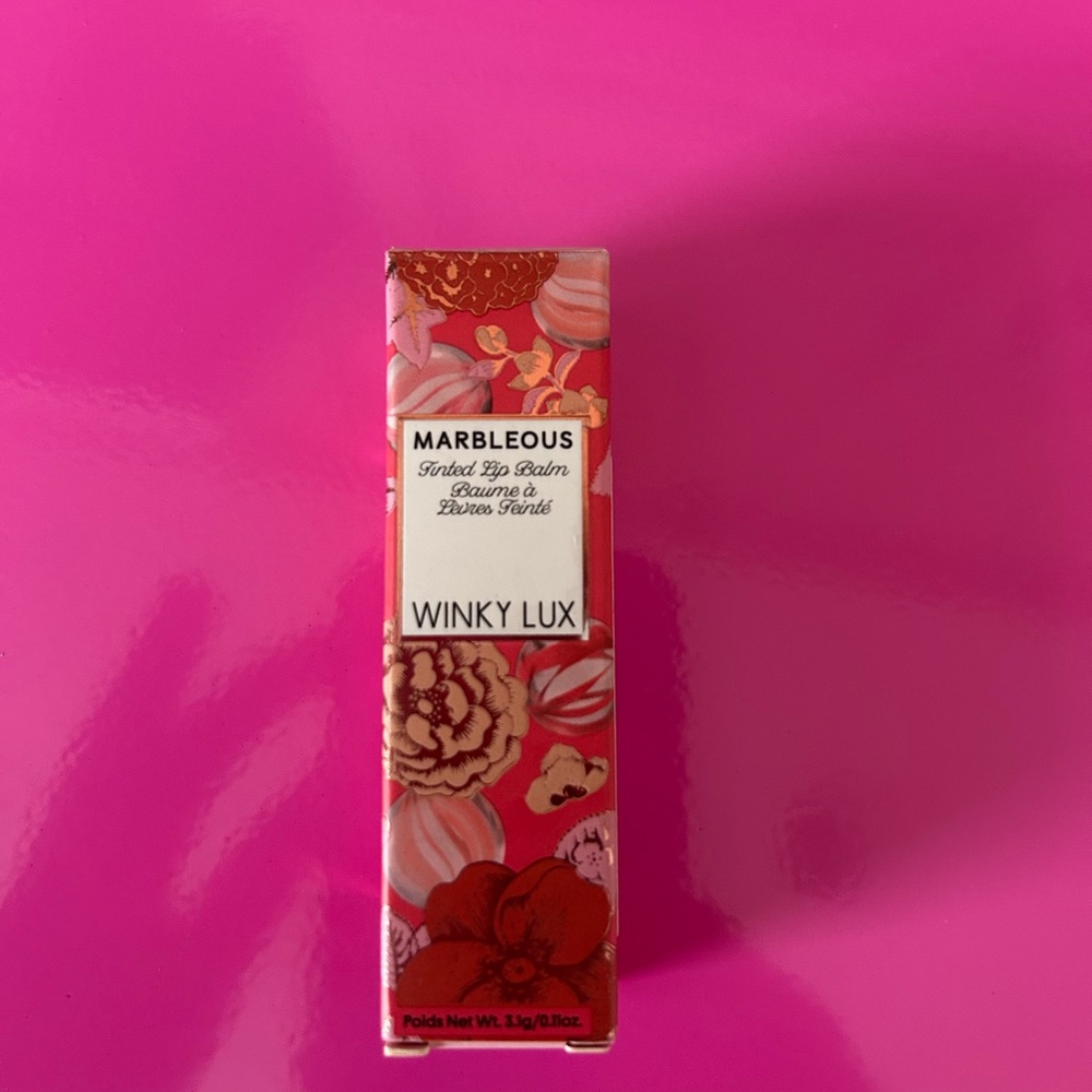 WINKY LUX Marbleous Tinted Lip Balm - Red and Pink